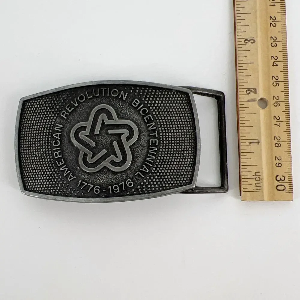 70s American Revolution Bicentennial 1776 - 1976 belt buckle 1970s vintage